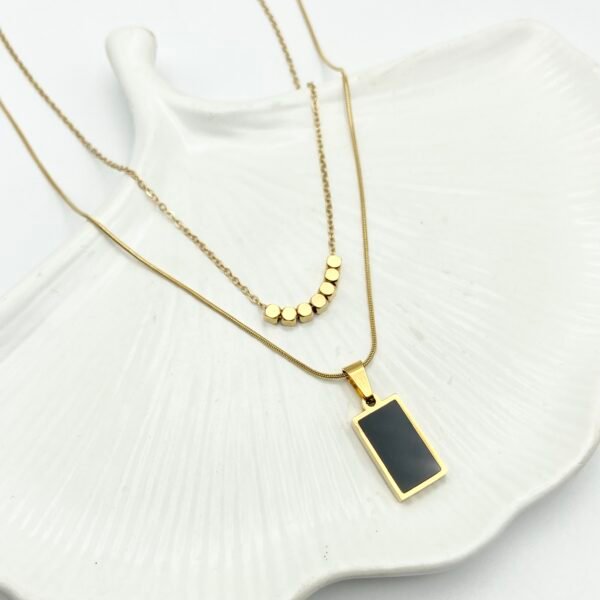 Squary Elegance Necklace - Image 2