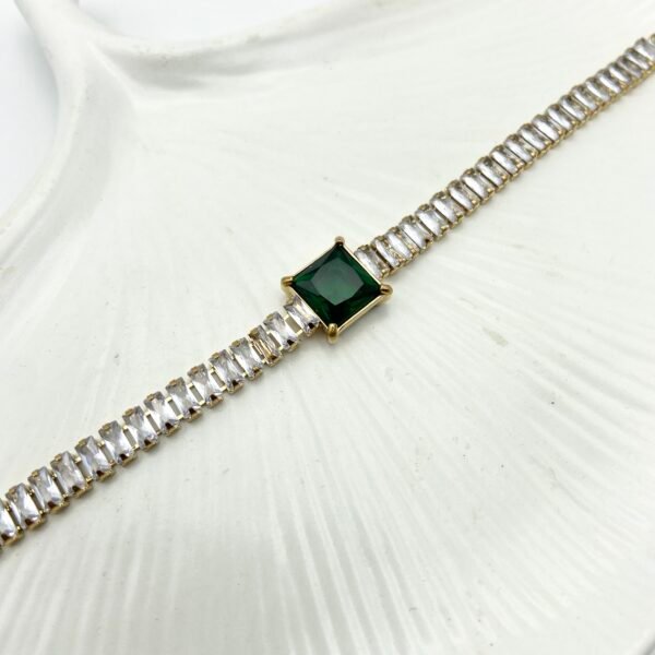 Green Emerald Bracelet - Image 2