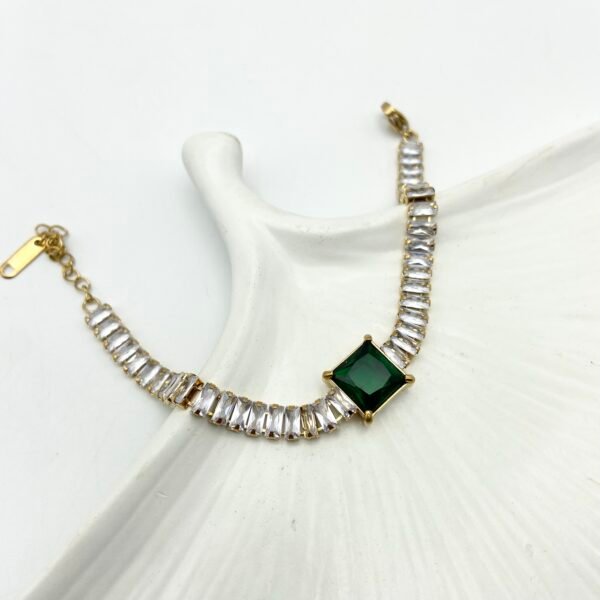 Green Emerald Bracelet - Image 3