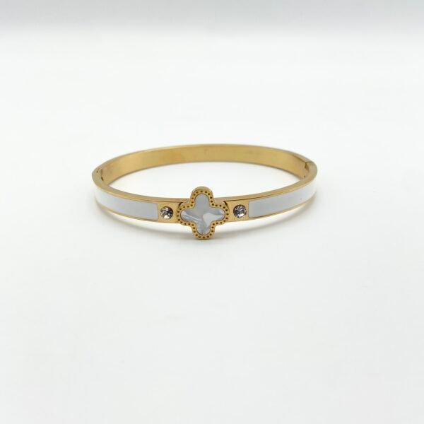 White Petal Bangle - Image 2