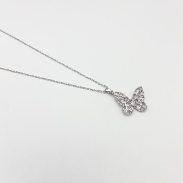 Butterfly Zirconia Necklace